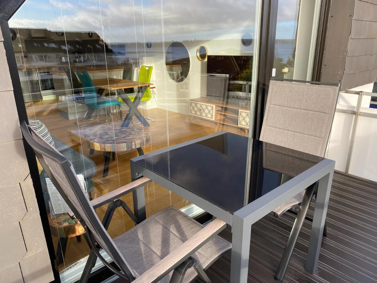 Beach House II - Penthousewohnung In Bestlage Mit Sonniger Dachterrasse Und Top Meerblick Harrislee Exterior foto